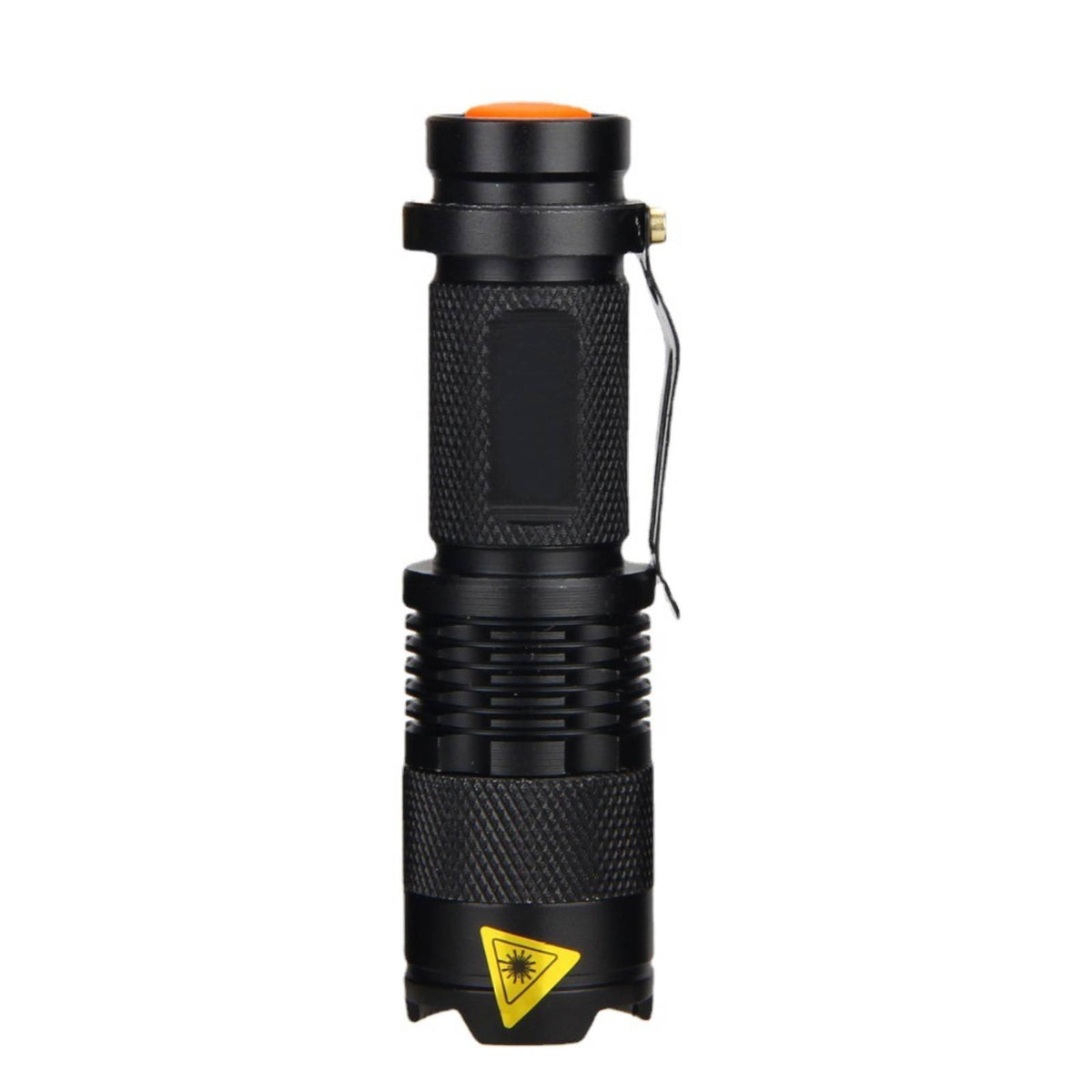 Verdant Glow Flashlight Small Size Zoomable Glow Source Torch Pocket Attachment Flashlight Sturdy Aluminum Frame Portable
