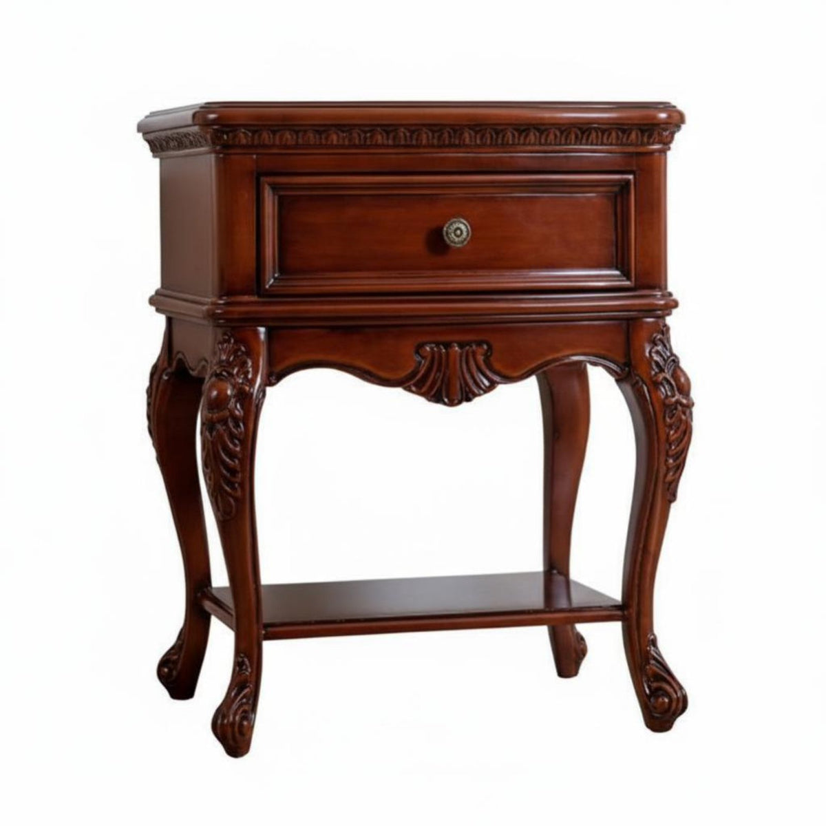 Distressed 3-Drawer Nightstand Vintage aesthetic 3-Drawer Nightstand Rustic appeal Handmade Craftsmanship for Guest Room