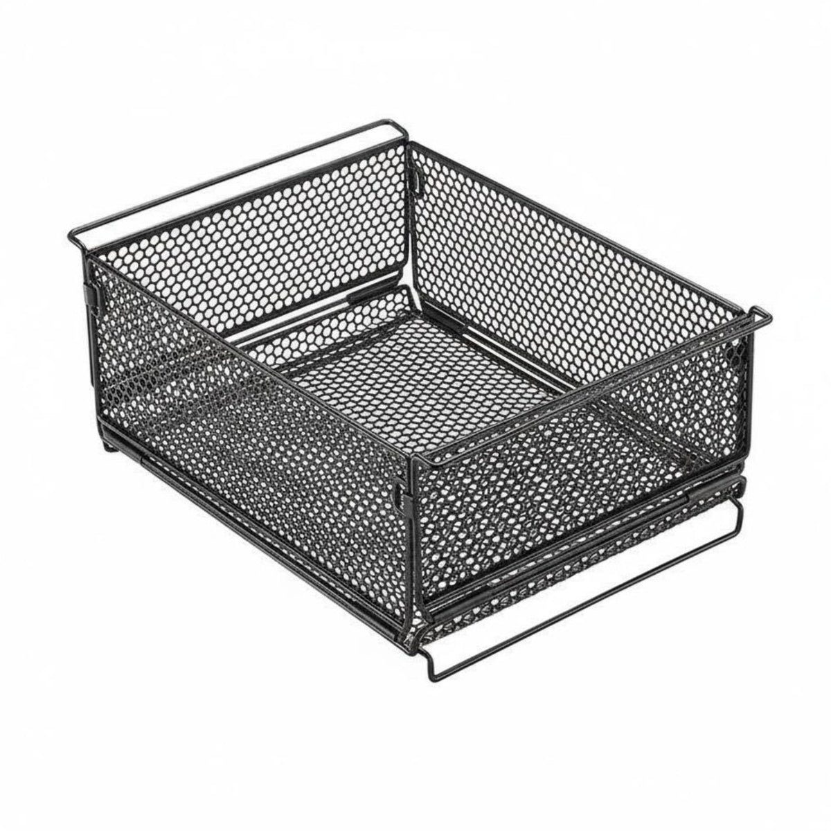 Stackable Wire Drawer Foldable Kitchen Organizer Multi-Purpose for Pantry, Cooks