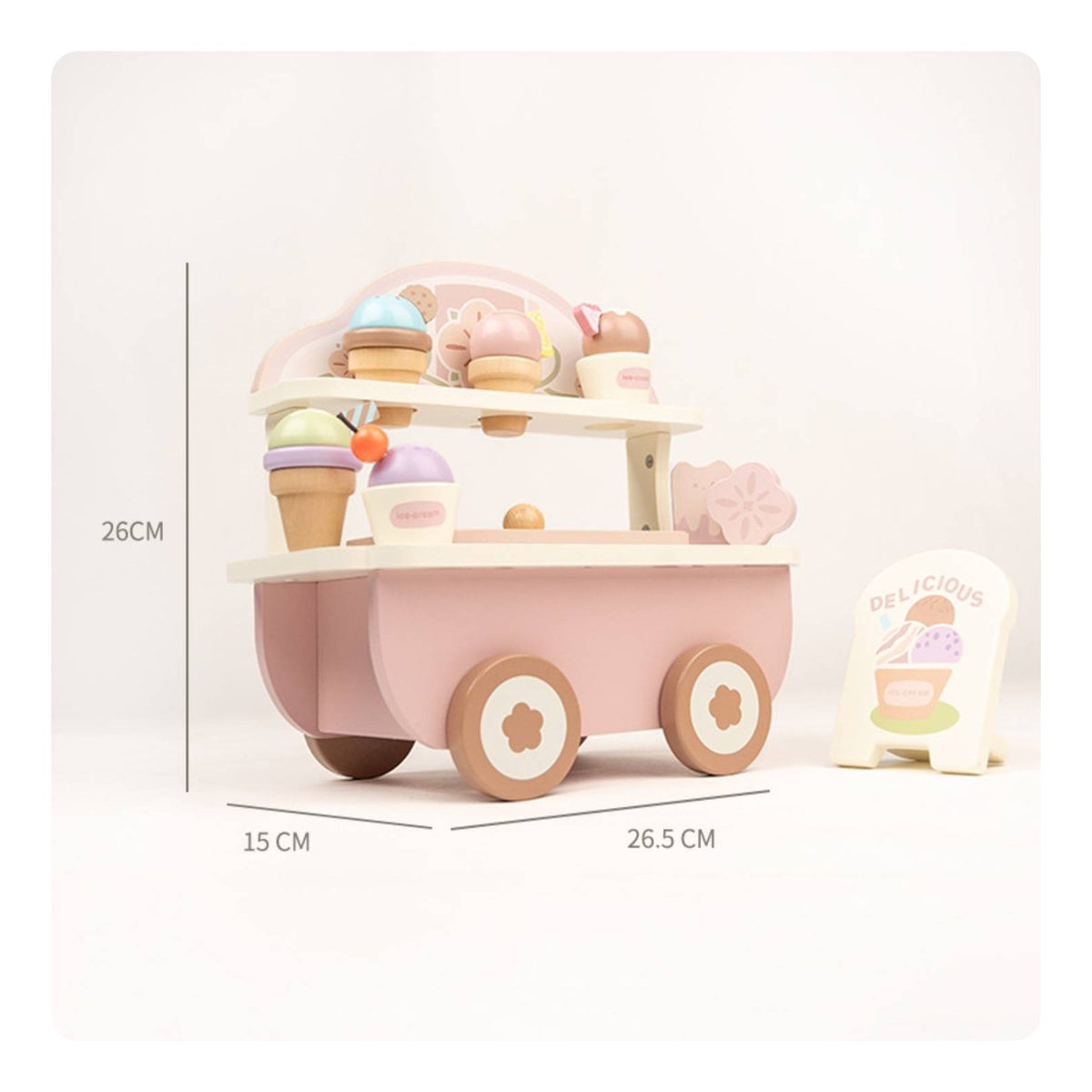 Wooden Play Kitchen Educational Role Play Kitchen Set Materials Toy Oven Playset for Children