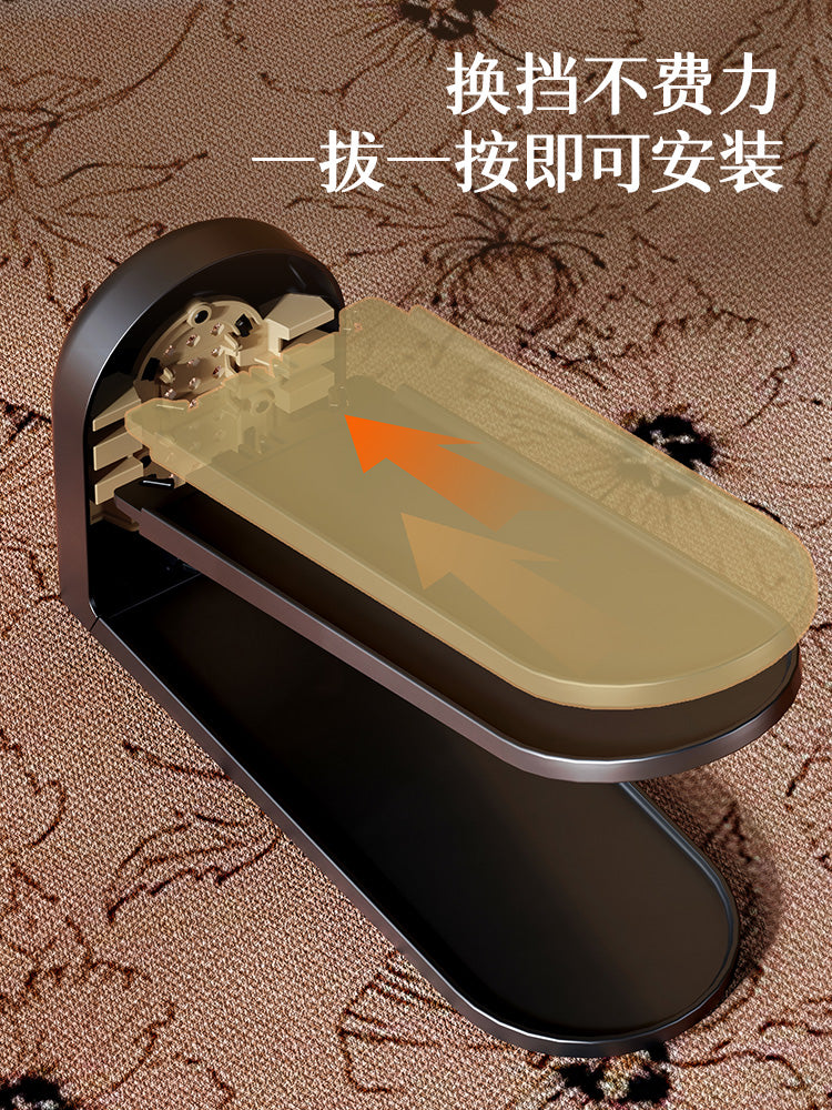 双层鞋托架鞋架收纳神器省空间可调节两档分层一体式鞋柜鞋子叠放 藤编黑-2个装【2档可调节 升级层距19.5cm】