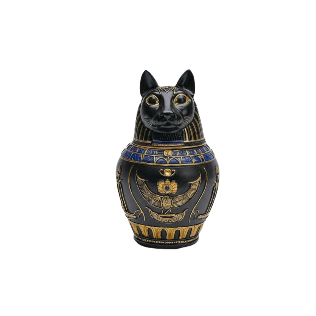 Bastet Cat Head Jar Collectible Bastet Canopic Jar Vintage Design for Pet Owners