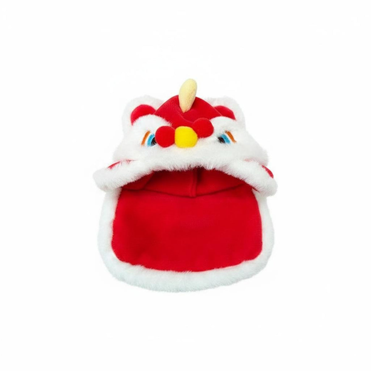 Lion Dance Hat Cosplay Furry Lion Headpiece Easy to Wear Cartoon Animal Hood