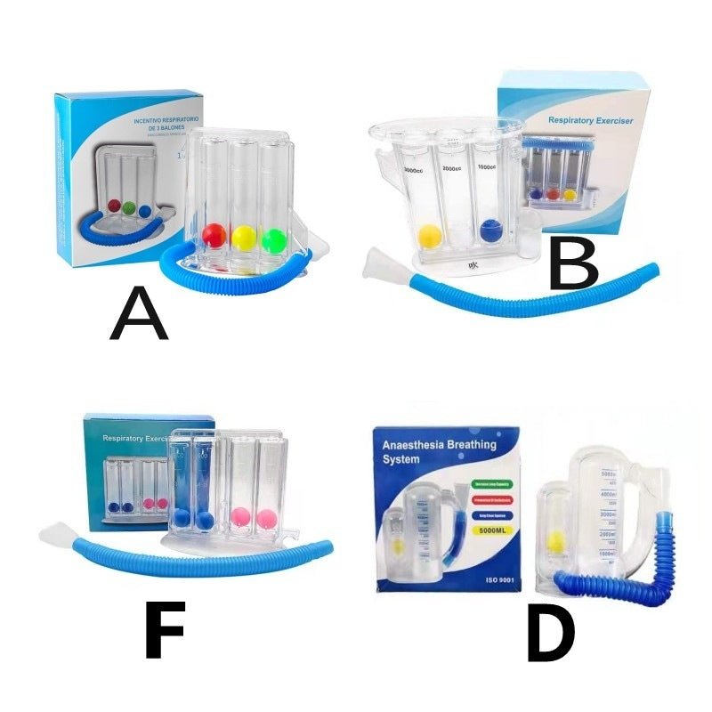 Breathing Exerciser Lung Capacity Trainer for Respiratory Fitness and Pulmonary Function