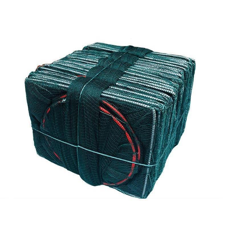 Foldable Fishing Net Trap for Crayfish Lobster, Thickened Large Mesh Heavy Duty
