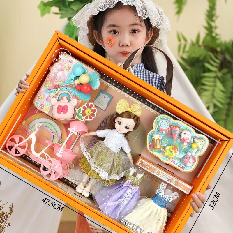 Barbie 60cm Ice Princess Simulation Doll Pretend Play Toy Gift Box Set