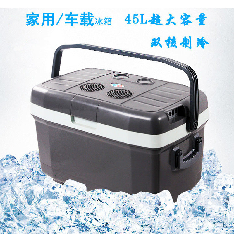 Nuomin 45L Portable Car Fridge for Home and Vehicle Use, 12V/24V, EU Plug