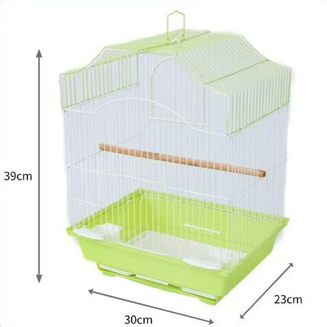 Portable Bird Cage for Parakeets and Small Birds - Ideal for Budgies, Peonies, and Other Small Avians