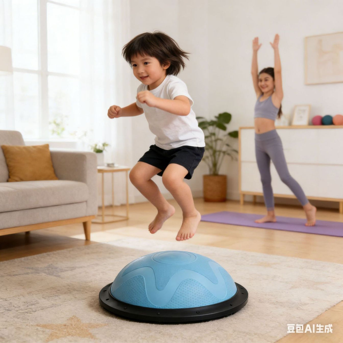 Half Round Balance Ball for Kids Sensory Training and Yoga