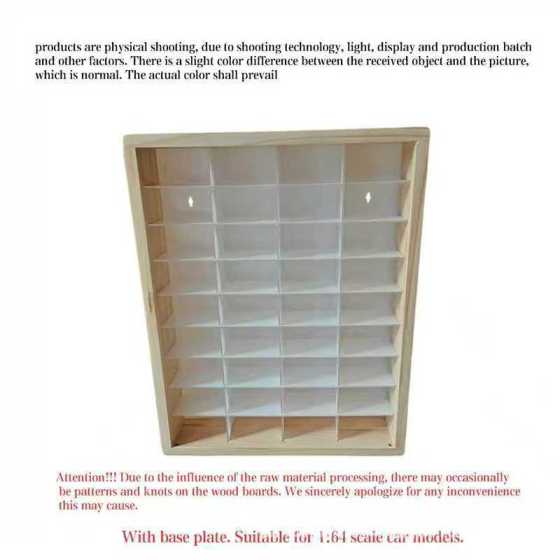 Wooden Wall-Mounted Multi-Layer Car Display Shelf for Storage