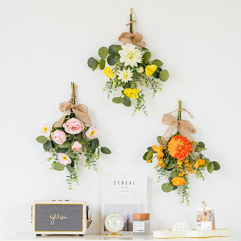 Artificial Flower Bouquet Hanging Decoration for Home