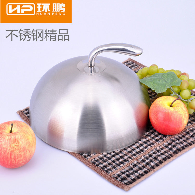 Stainless Steel Round Food Cover for Steak and BBQ