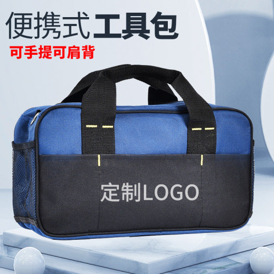 Portable Handheld Tool Bag, Thickened, Wear-resistant, Waterproof, with Shoulder Strap Option