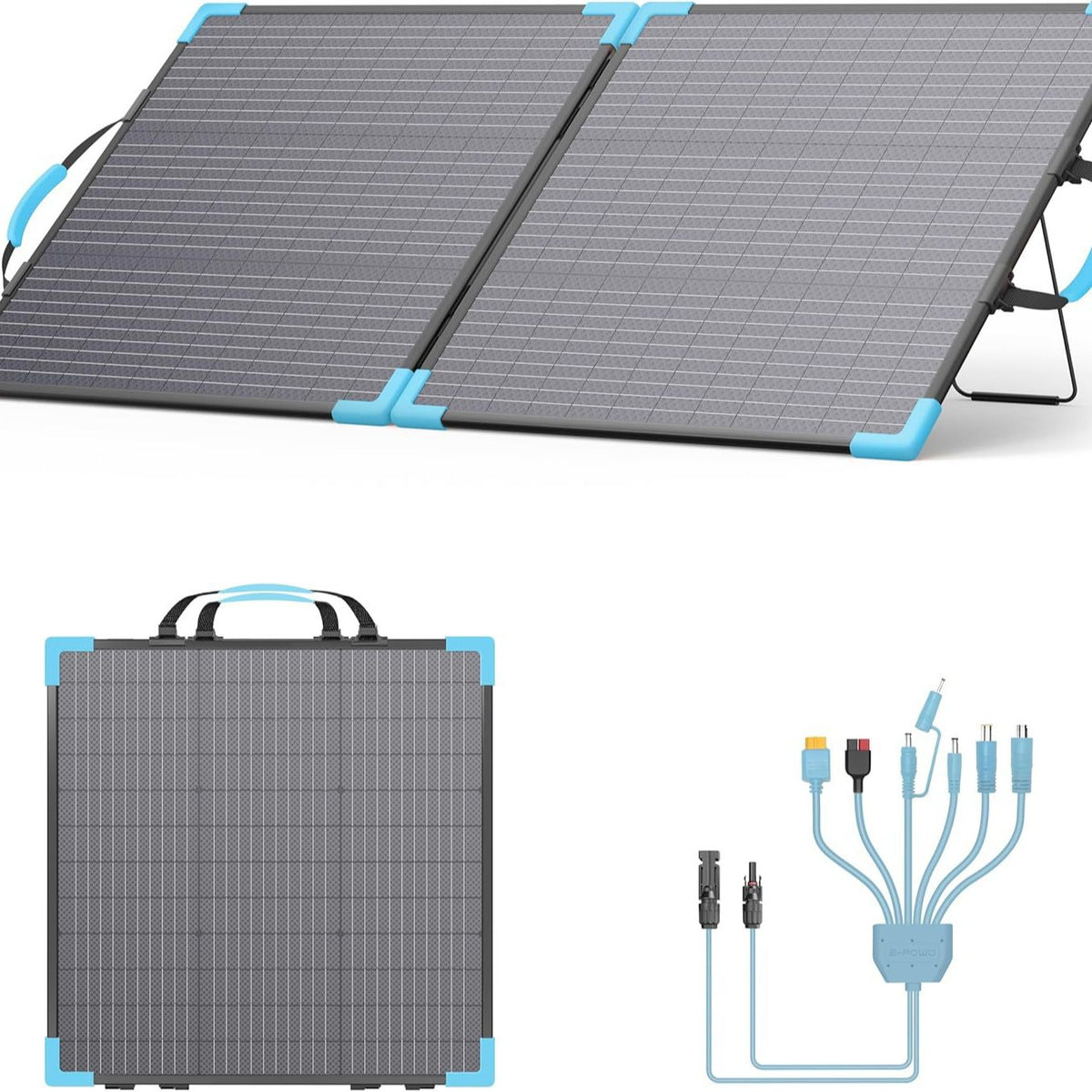 2-Fold Flexible Solar Panel 100W/200W/220W, Lightweight and Portable
