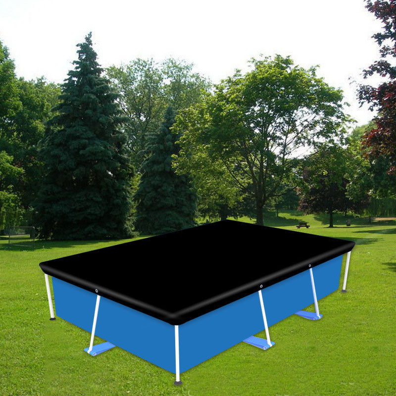 Outdoor Garden Rectangular Frame Swimming Pool Cover, Oxford Cloth, Dustproof, Waterproof, Sunproof