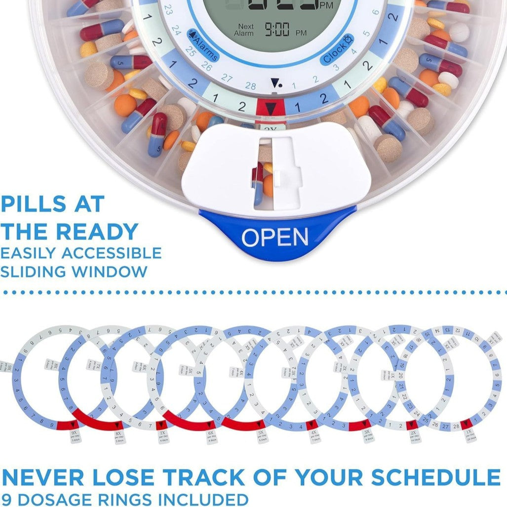 WiFi Electronic Smart Reminder Pill Box with 28 Compartments