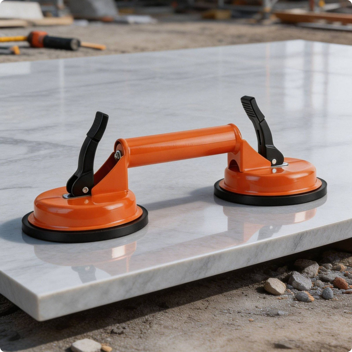 Double Suction Cup Lifter Easy to Move Glass Lifter Non Slip Grip for Construction Site