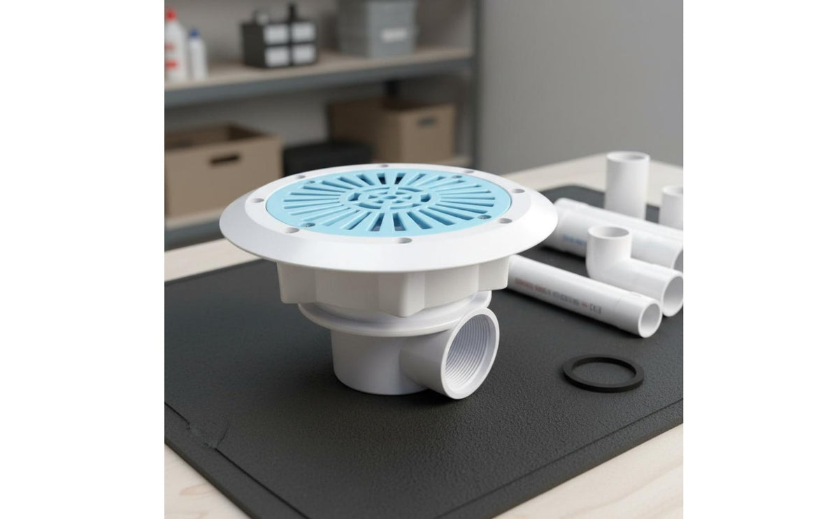 Swimming Pool Main Drain Double Waterproof Seal Pool Suction Outlet Anti-Current Design for Spa