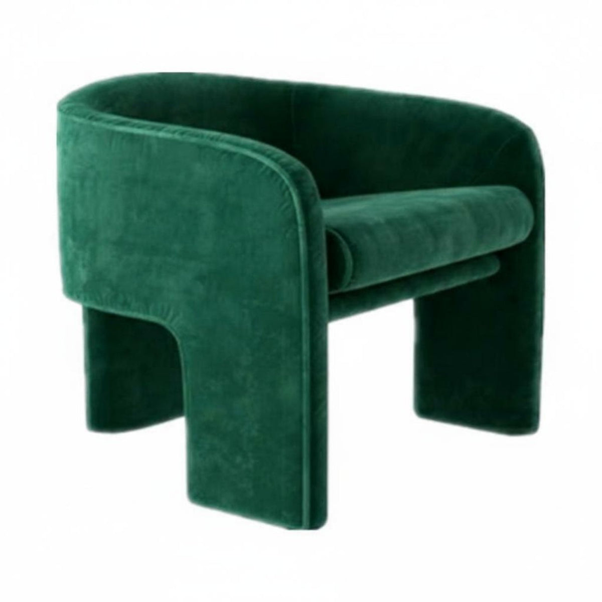 Curved spine Armchair Nordic design Single Sofa Modern Minimalist Light Luxury for Homeowners, Readers, Reception Area, Bedroom