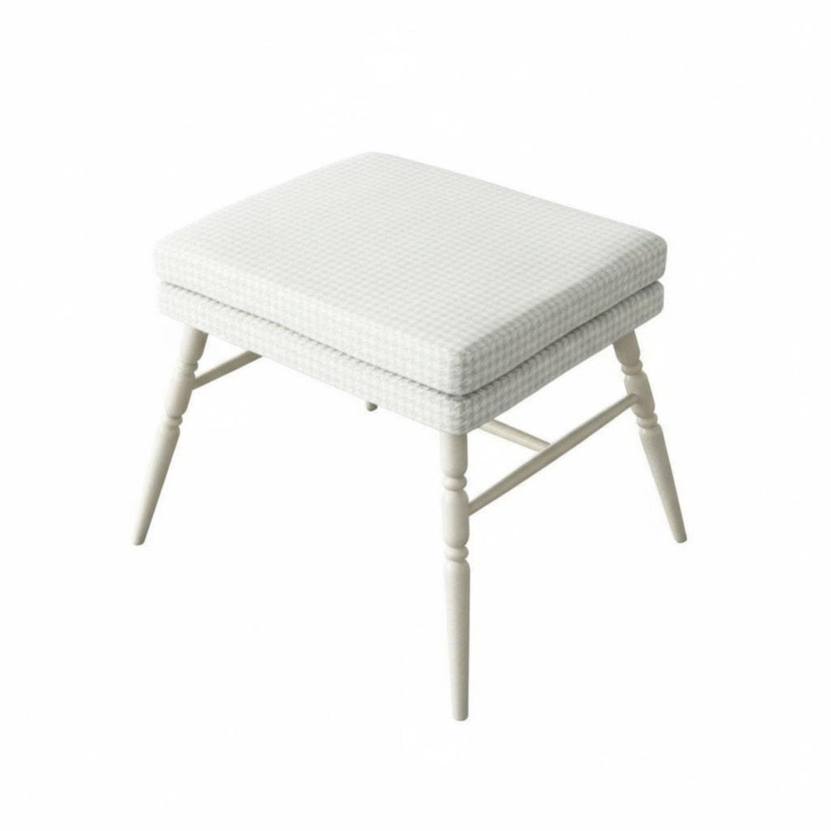 Upholstered Makeup Seat French design Vanity Stool Elegant Design for Living Room