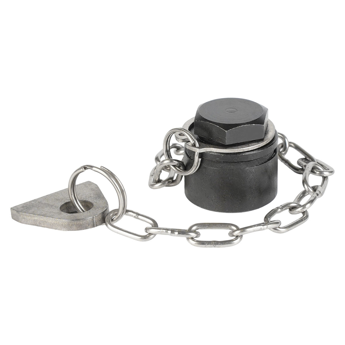 Marine Drain Plug with Chain, Carbon Steel, GB2028-80