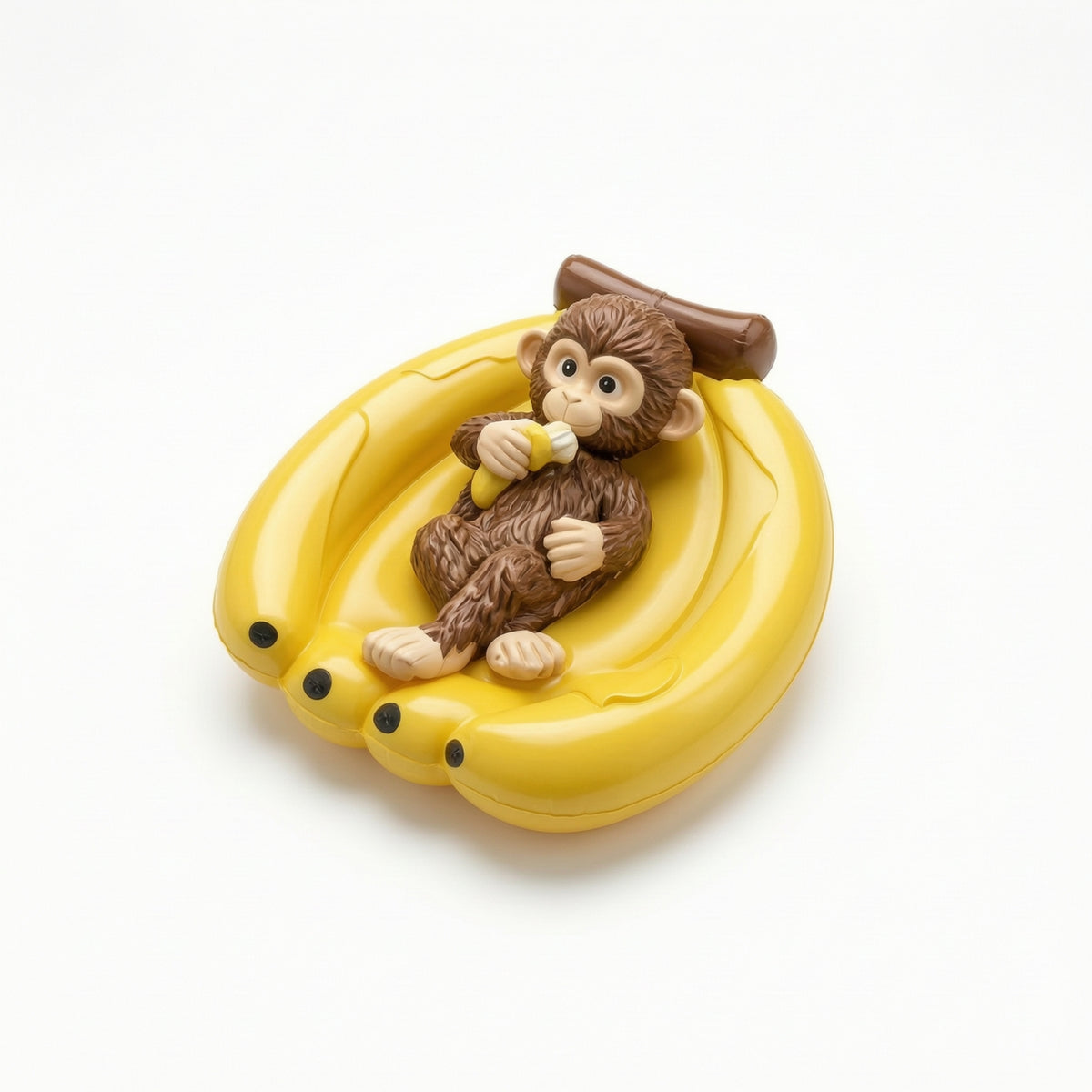Monkey in Fruit Vessel statue Resin Monkey Sculpture Decorative Decor for Garden