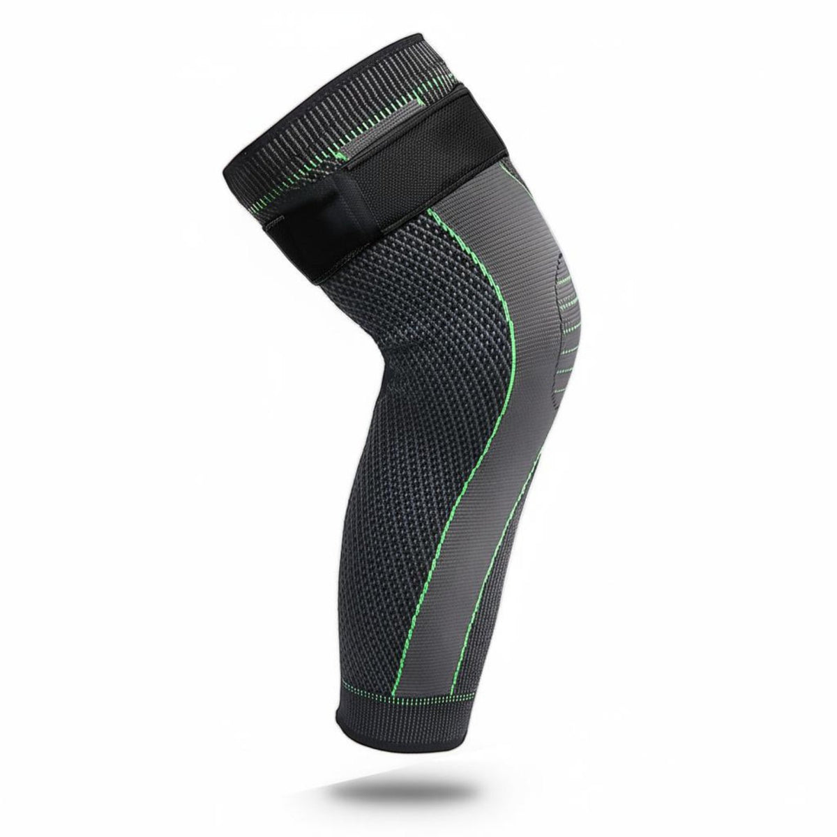 Knitted Knee Support with Strap Thermal Long Knee Compression Sleeve for Workout