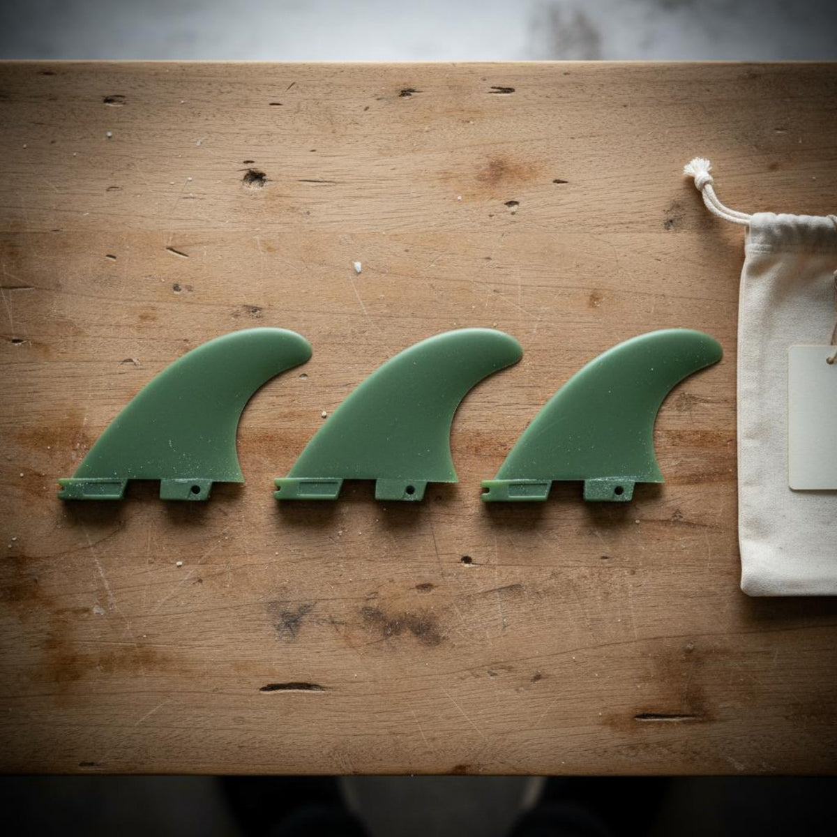 3 Pieces Tool-Effortless Installation Performance Wave-Riding Fins High Performance Thruster Fin Set Lightweight Design Surfboard Fin Set