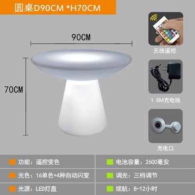 娱乐休闲吧台桌LED发光桌椅酒店茶几户外操作散台活动商业沙发凳