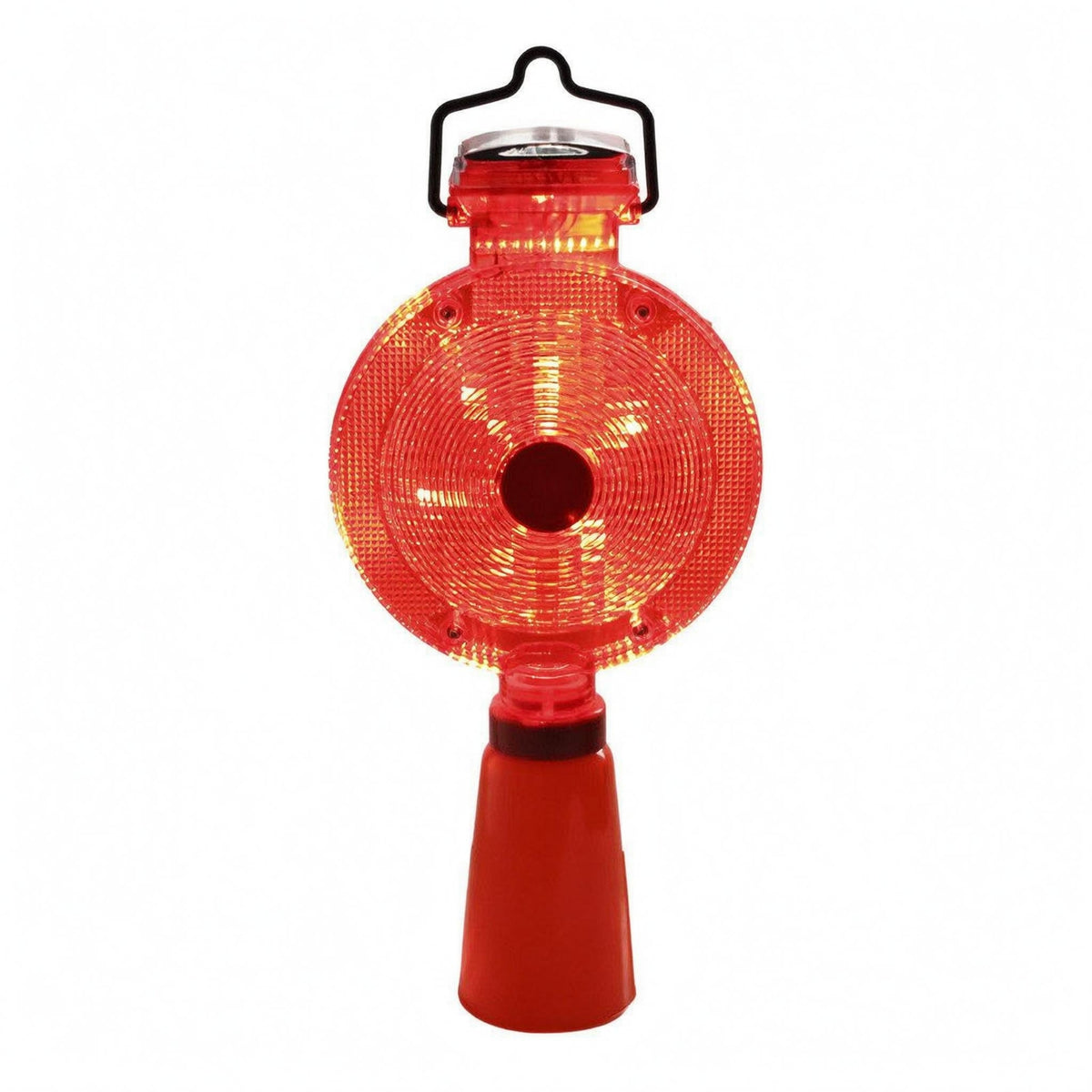 Solar Traffic Warning Light Waterproof Solar Warning Light Dustproof