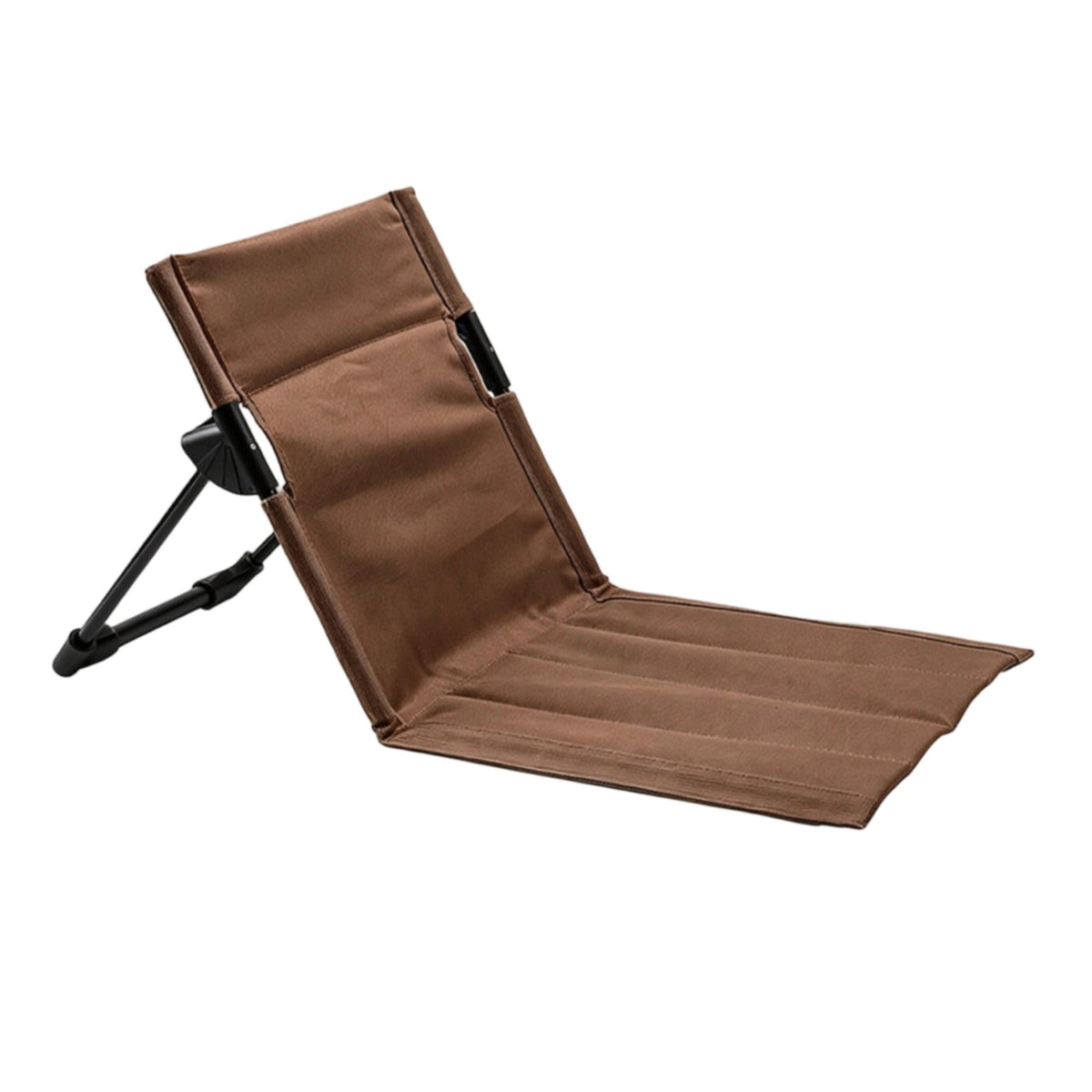 Foldable Outdoor Lounge Chair Compact Reclining Chair with Aluminum Frame Portable for Campers, Picnic