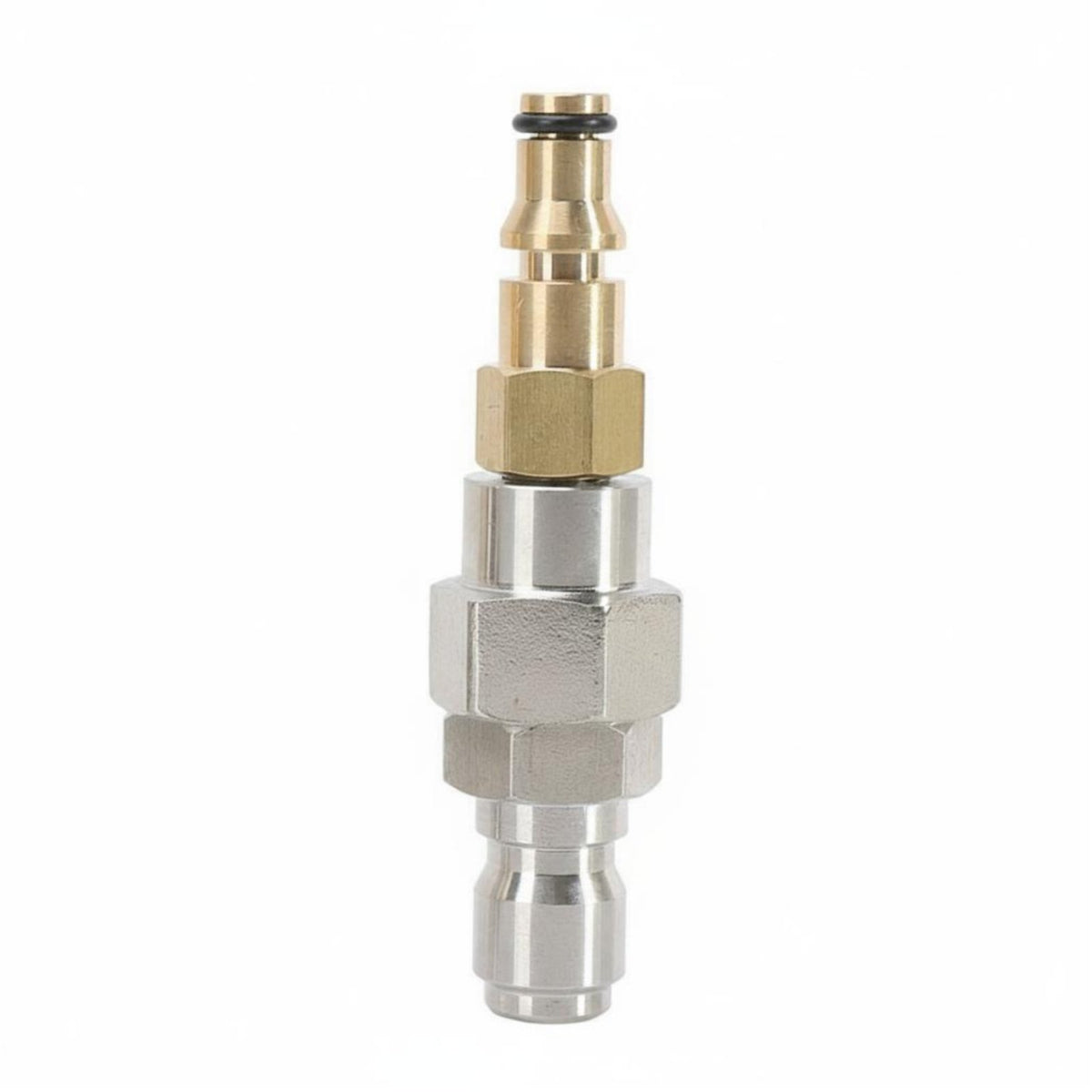 Stainless Steel Construction Pressure Washer Hose Swivel Connector Heavy Duty 3/8 Inch Quick Connect Adapter Time Saving for Car Detailers