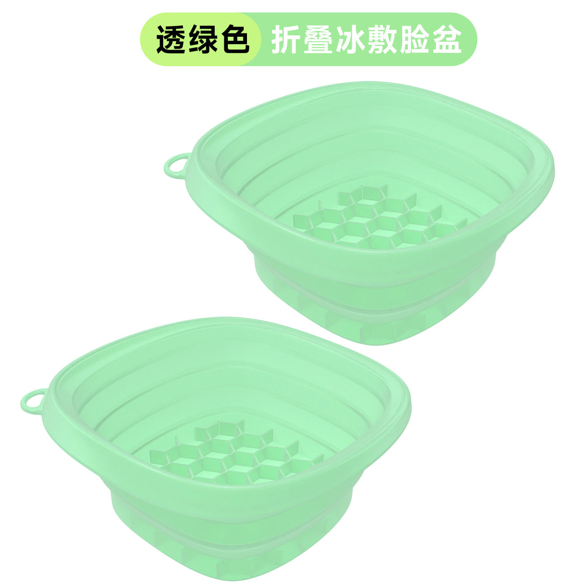 Transparent Green / 2-piece SET