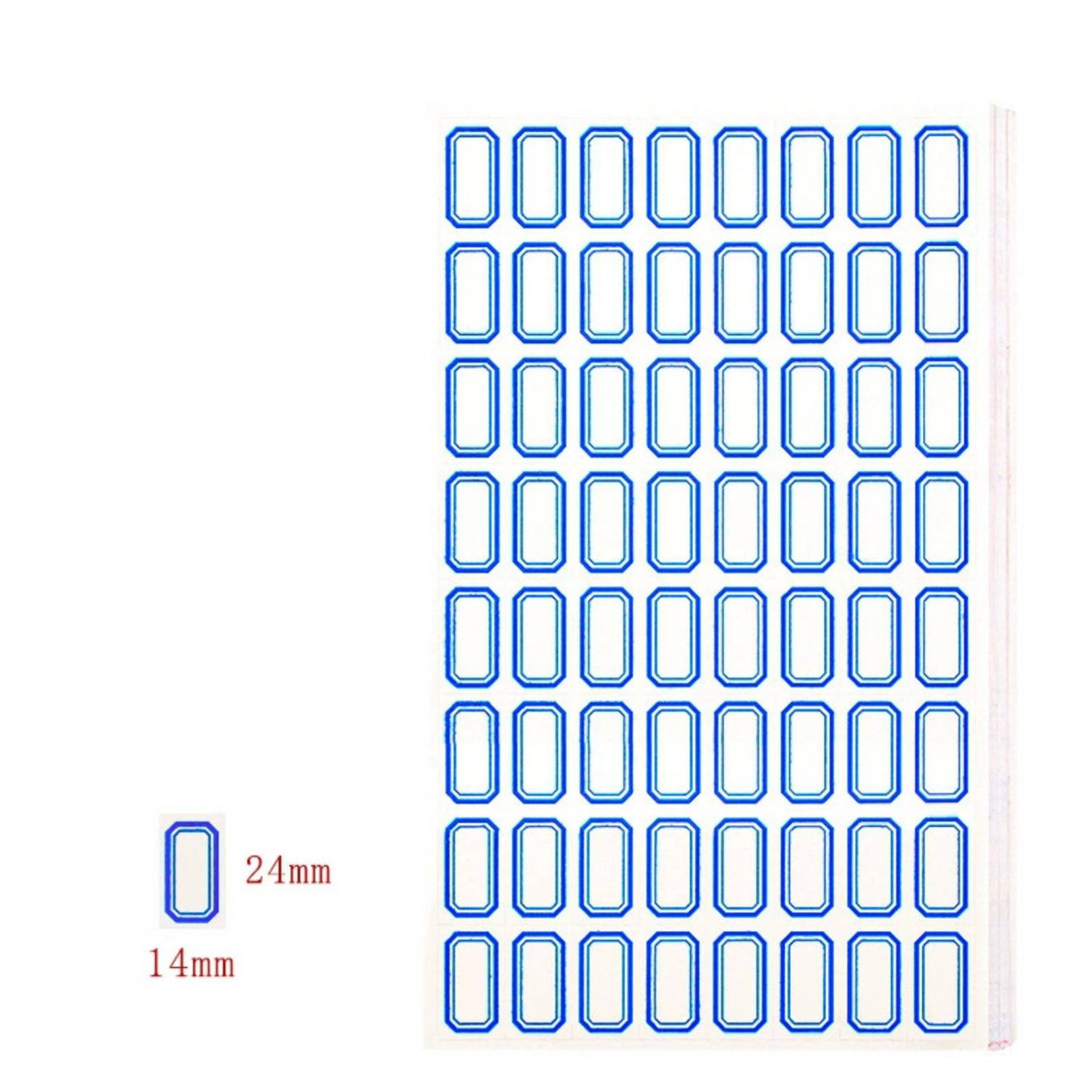 50 Sheets Tag Sticker Adhesion Classification Label Sticker Matte Surface Name Label for Retail, Storage