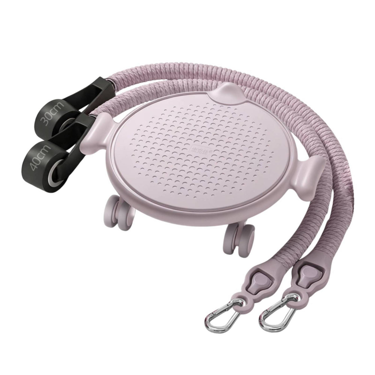 Silent Pilates Sliding Disc with Kneeling Pad Anti-Slip Ab Roller Disc Stable Fitness Equipment Smooth for Home Workout