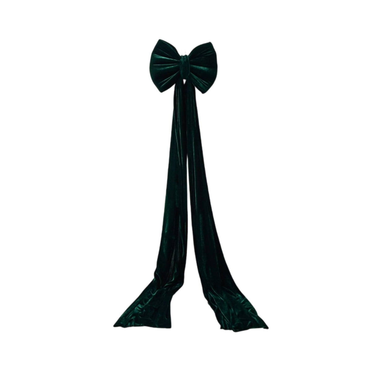 Velvet Bow Ornament Luxury Look Reusable Holiday Decor