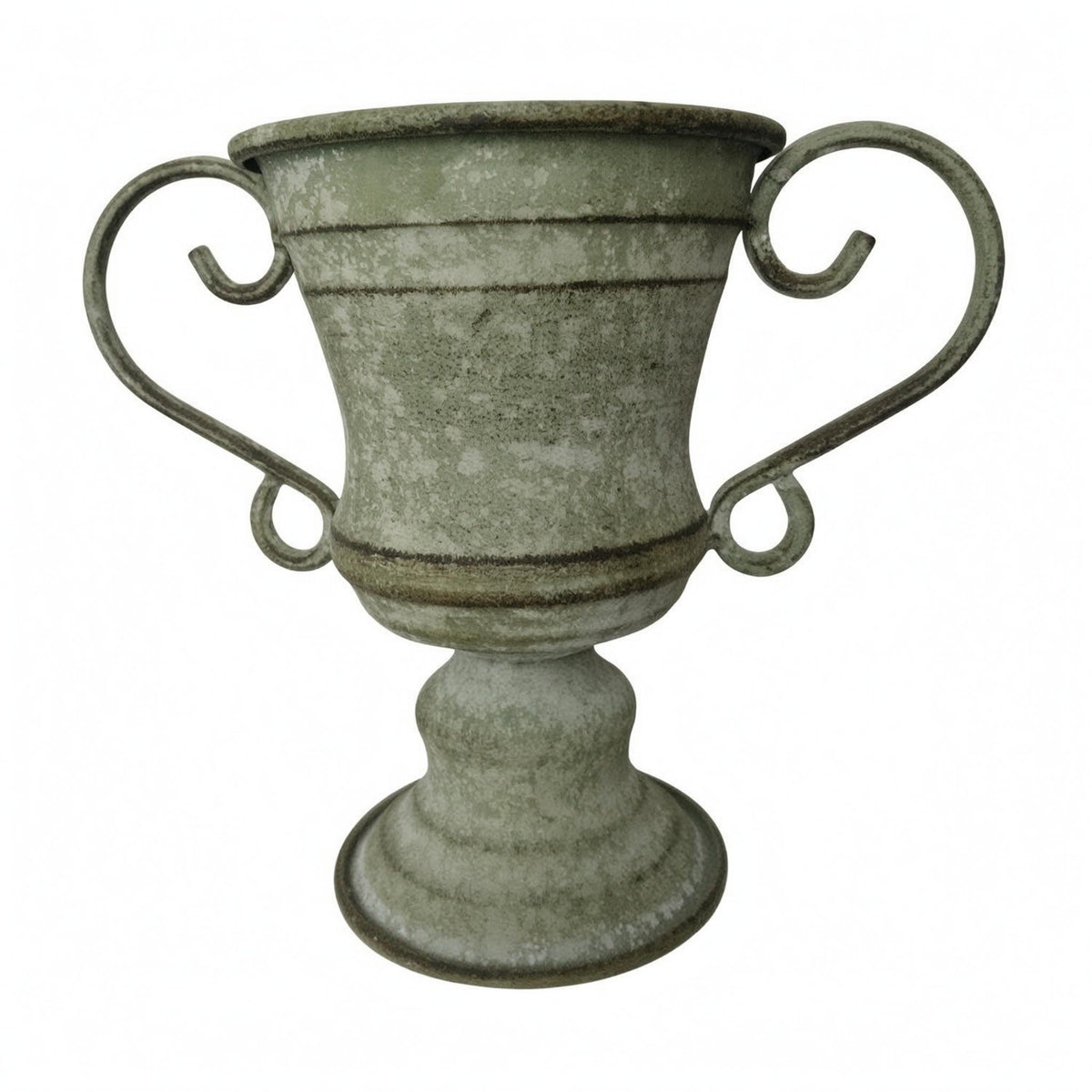 Decorative Iron Planter Ornamental Home Decor Matte