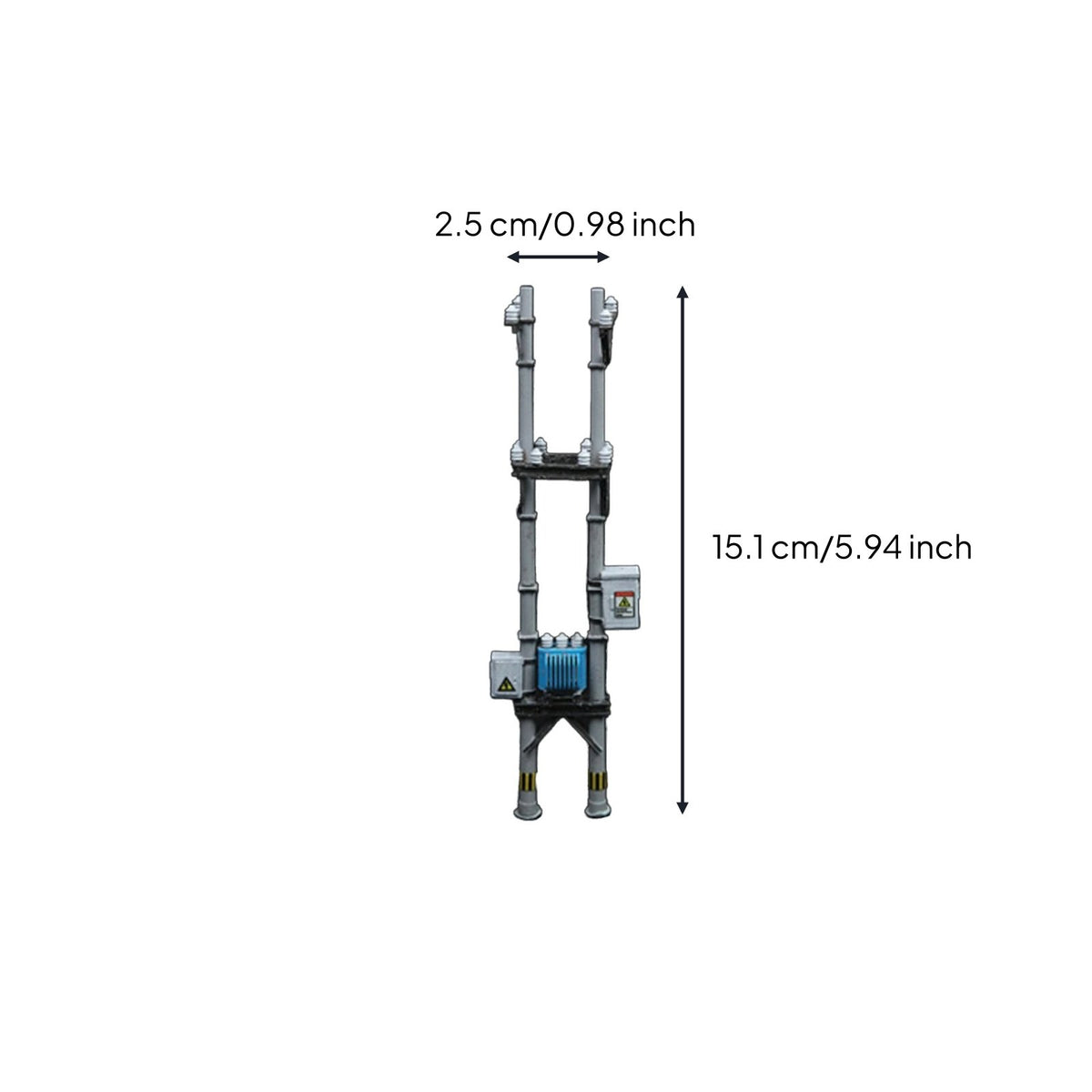 1:64 Utility Pole Model Realistic Details for Miniature Scene Builders