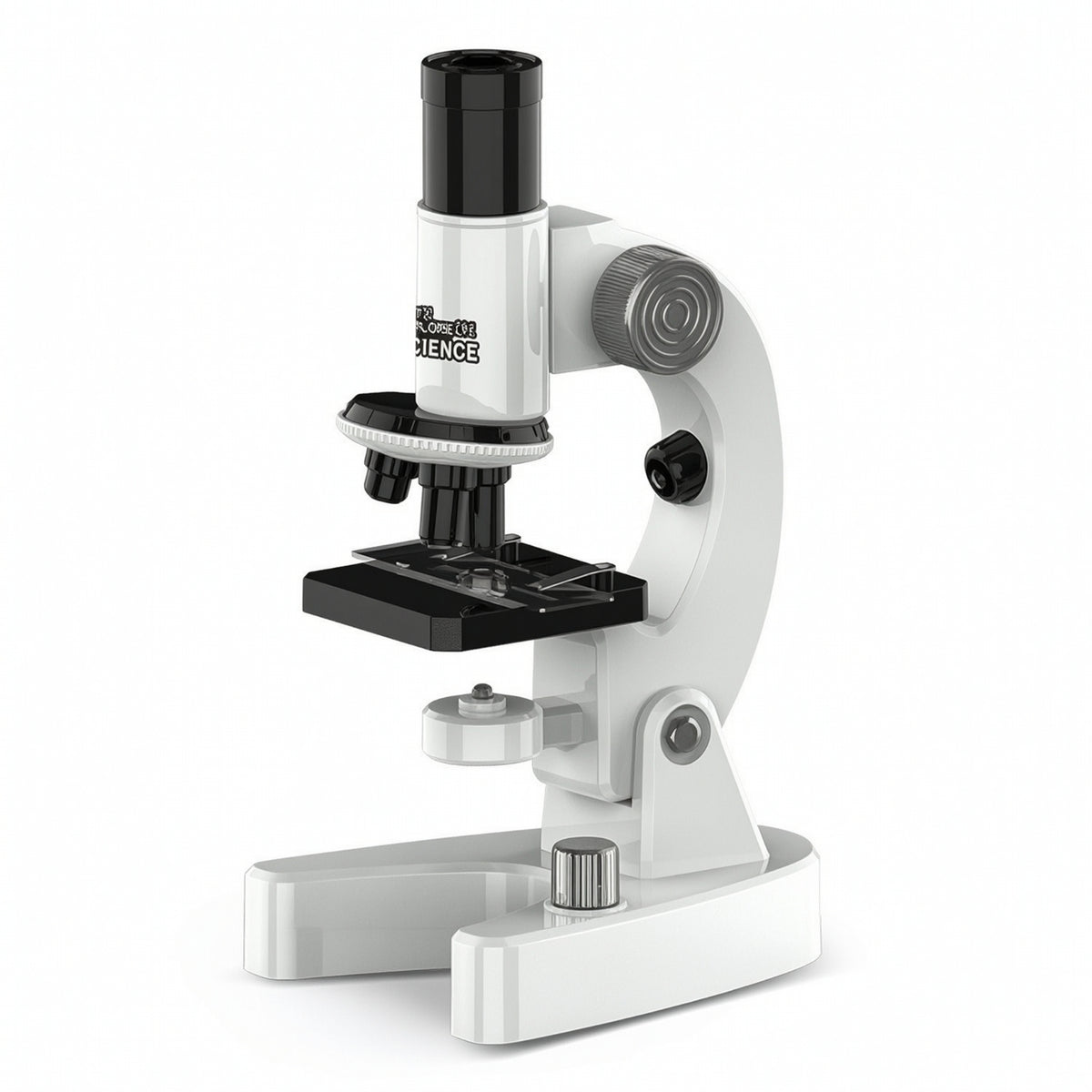 Educational Microscope Compact Science Microscope Stable STEM for Students, Classroom, School Laboratory