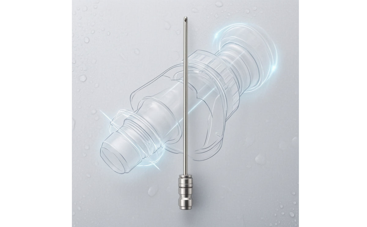 Metal Spray Tube Nozzle Long-Lasting Pressure Washer Attachment Sturdy Crevice Cleaning Tool Rust-Resistant for Crevices