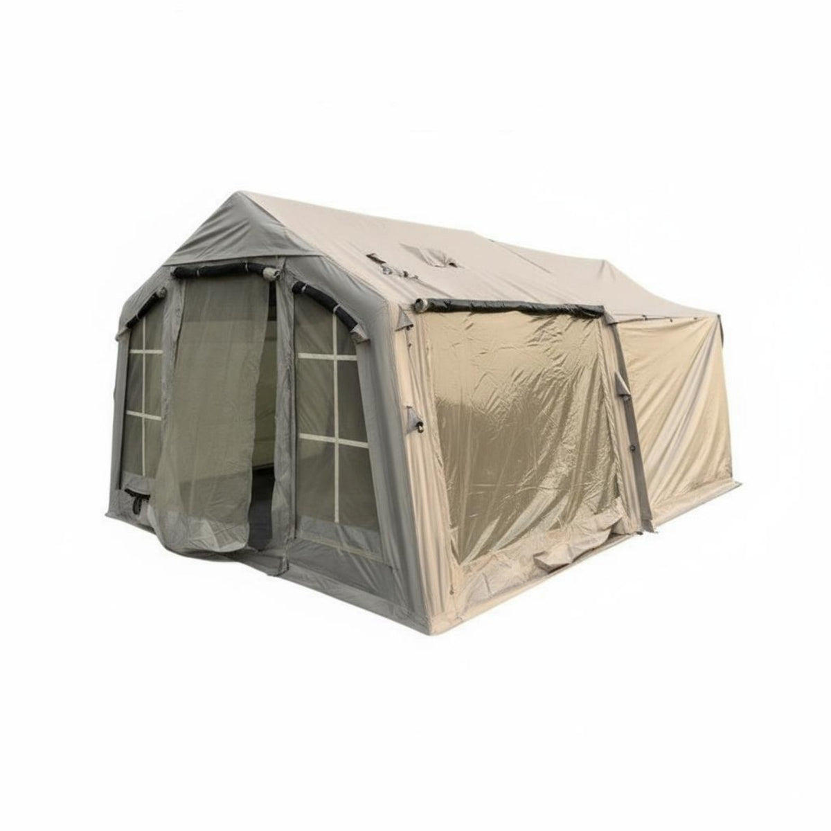 Inflatable Tent Air Shelter Family Canopy Inflatable Cabin Tent Inflatable Ridge Tent with Waterproof Polyester Material and Versatile Ventilation Suitable for Family Camping Festivals Group Outings