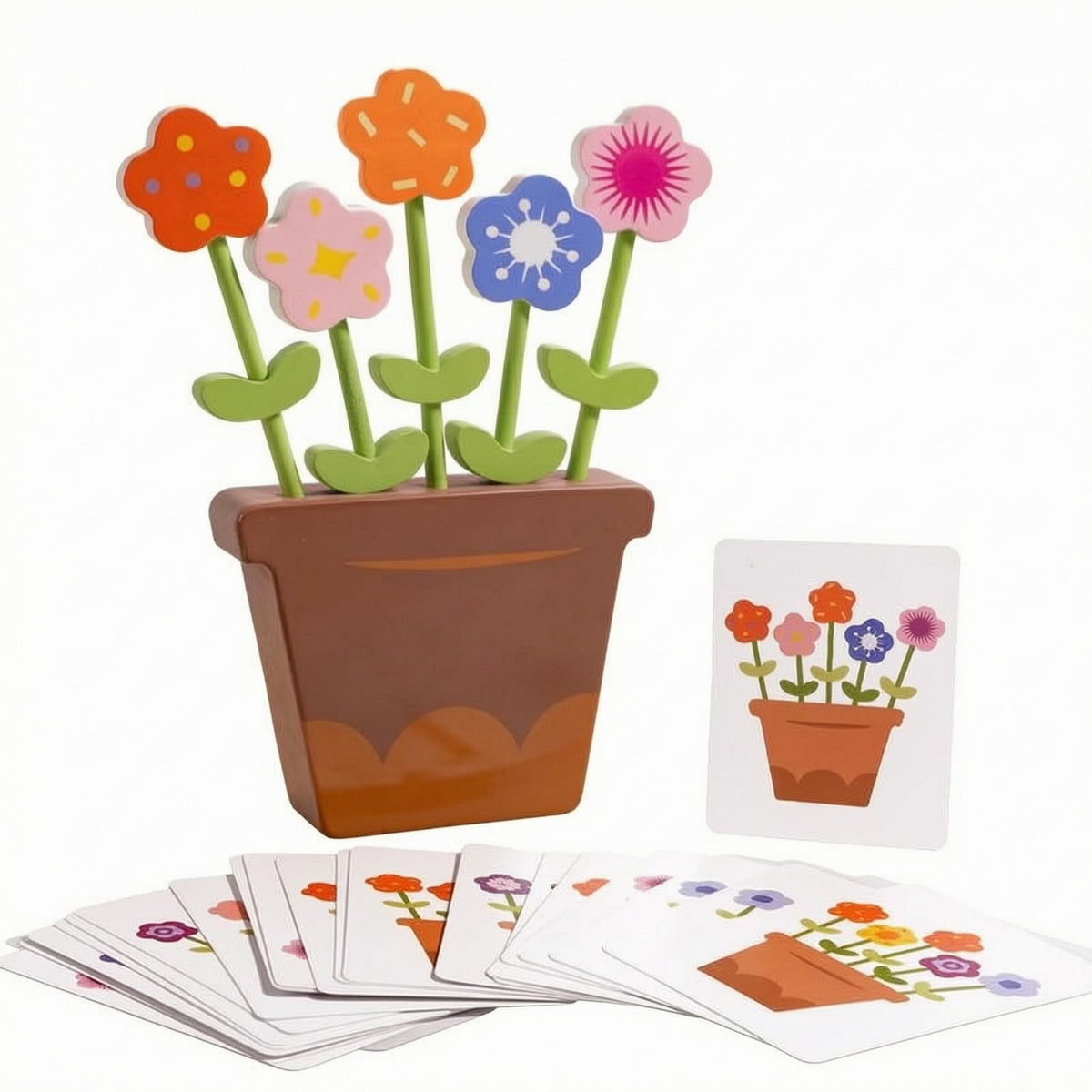 Planter Puzzle Toy Assembling Flower Arranging Puzzle Hands-On