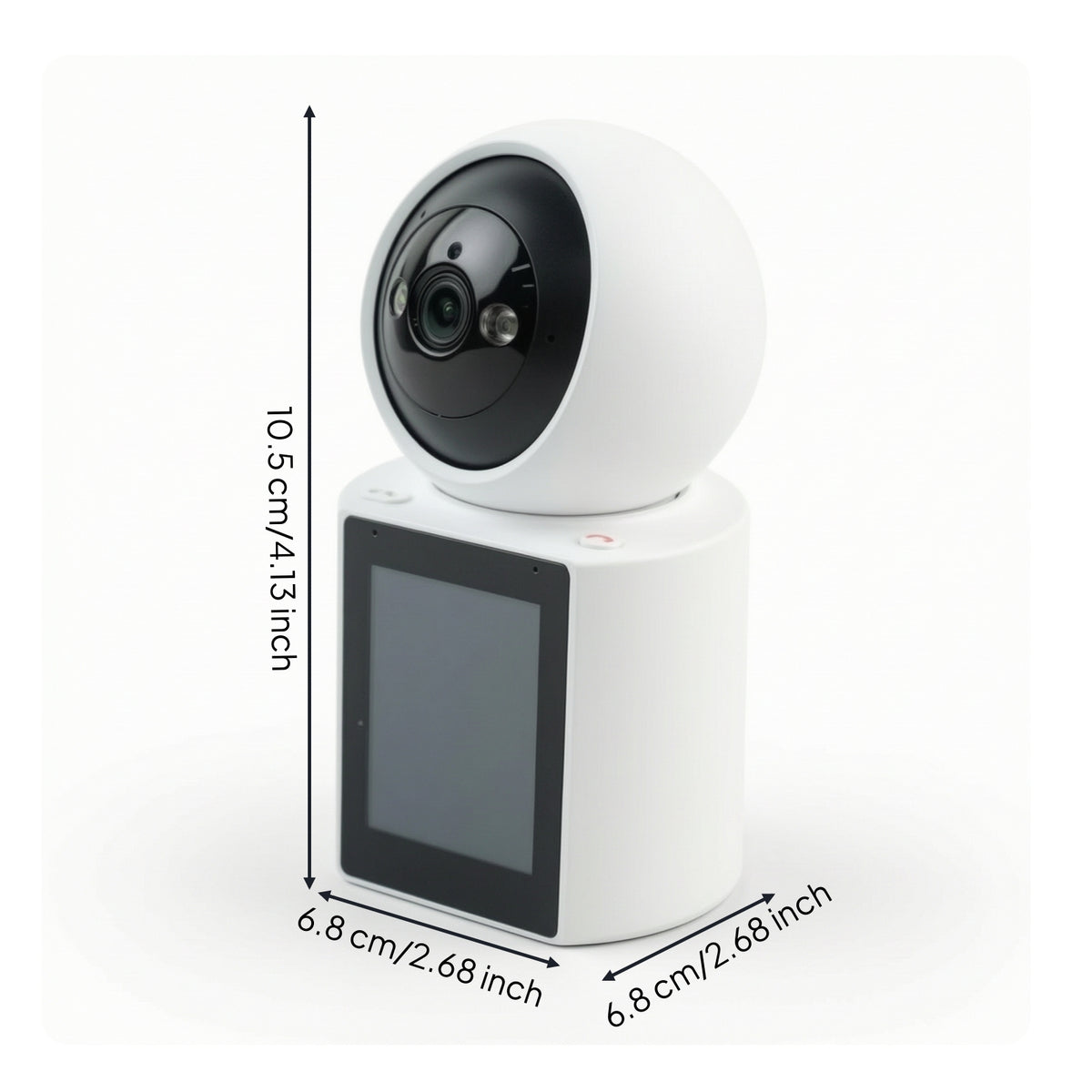 High Resolution Communication System System with Indoor Monitor Infrared Tabletop Monitor with Camera Two-Way Visual Communication System Camera Hands-Unrestricted for Families