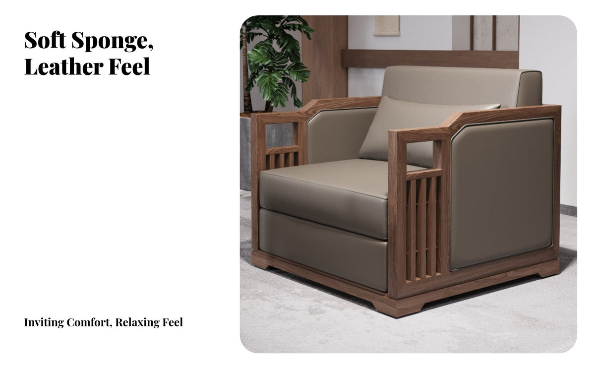 New Chinese design Wooden Frame Couch and Table collection Managerial Design Office Furnishing Reception Lounge Set for Business Managerials, Company Owners, Meeting Room, Hotel Lobby