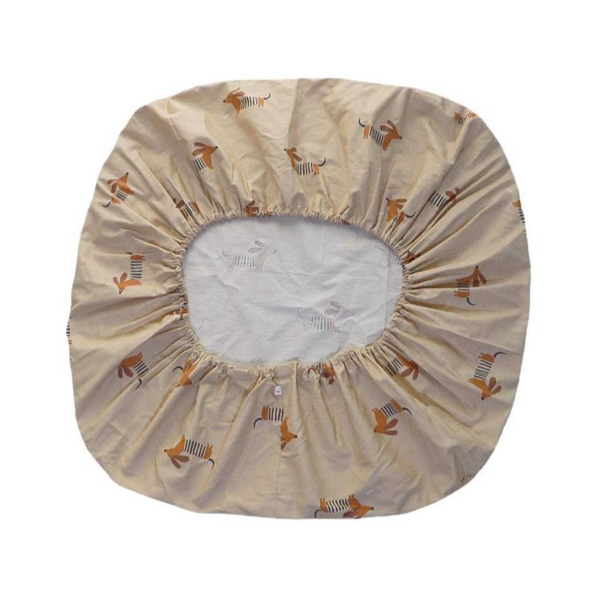 Washable zippered pet bed cover, custom sizes
