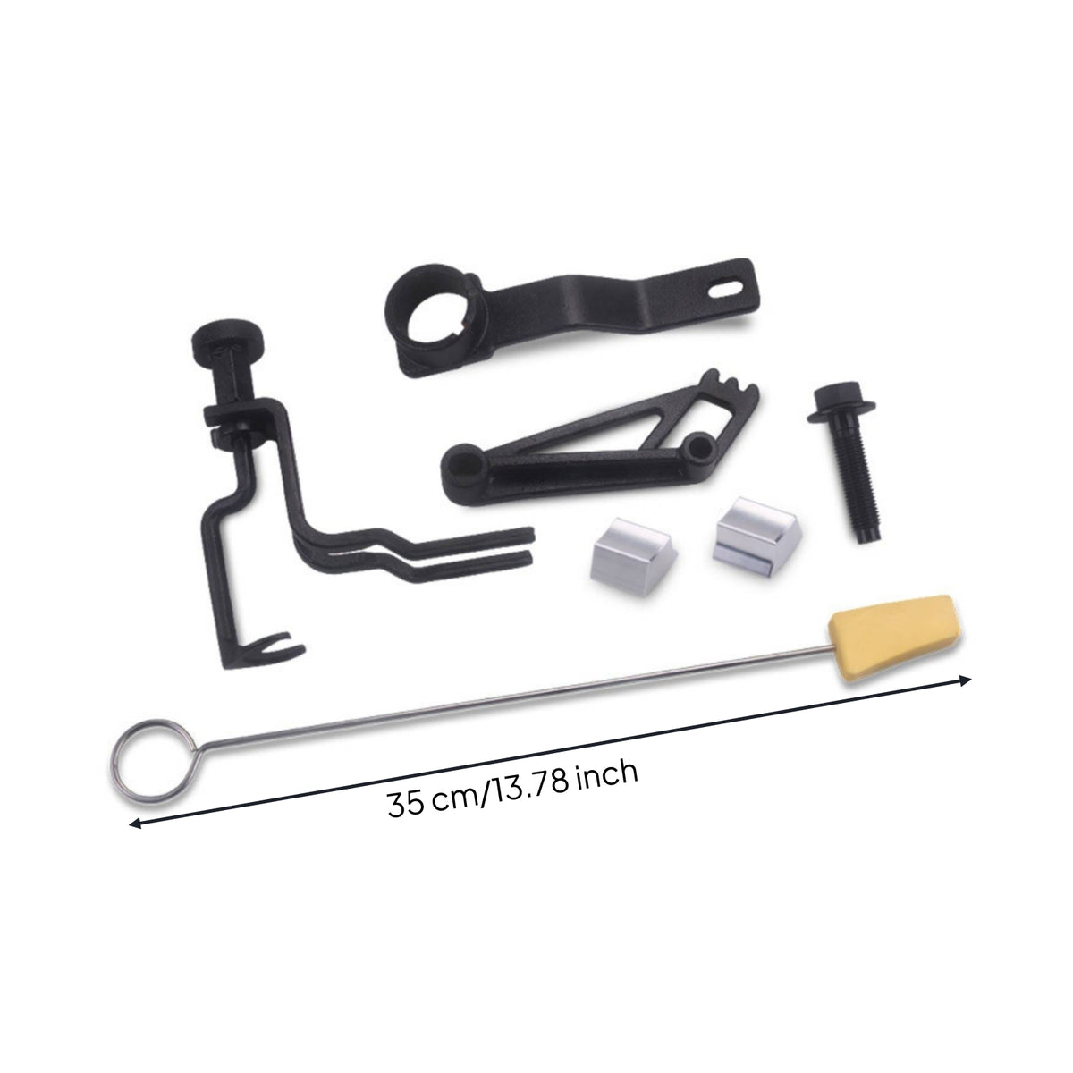 Timing Chain Tool Kit Compatible Timing Chain Locking Wedge Tool Easy Main Drive Shaft Pulley Bolt for Mechanics