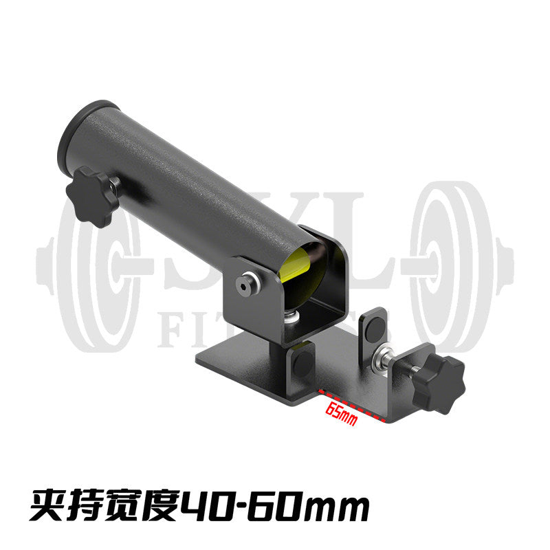 炮筒炮架划船器固定地雷器力量训练硬拉杠铃深蹲架家用健身配件