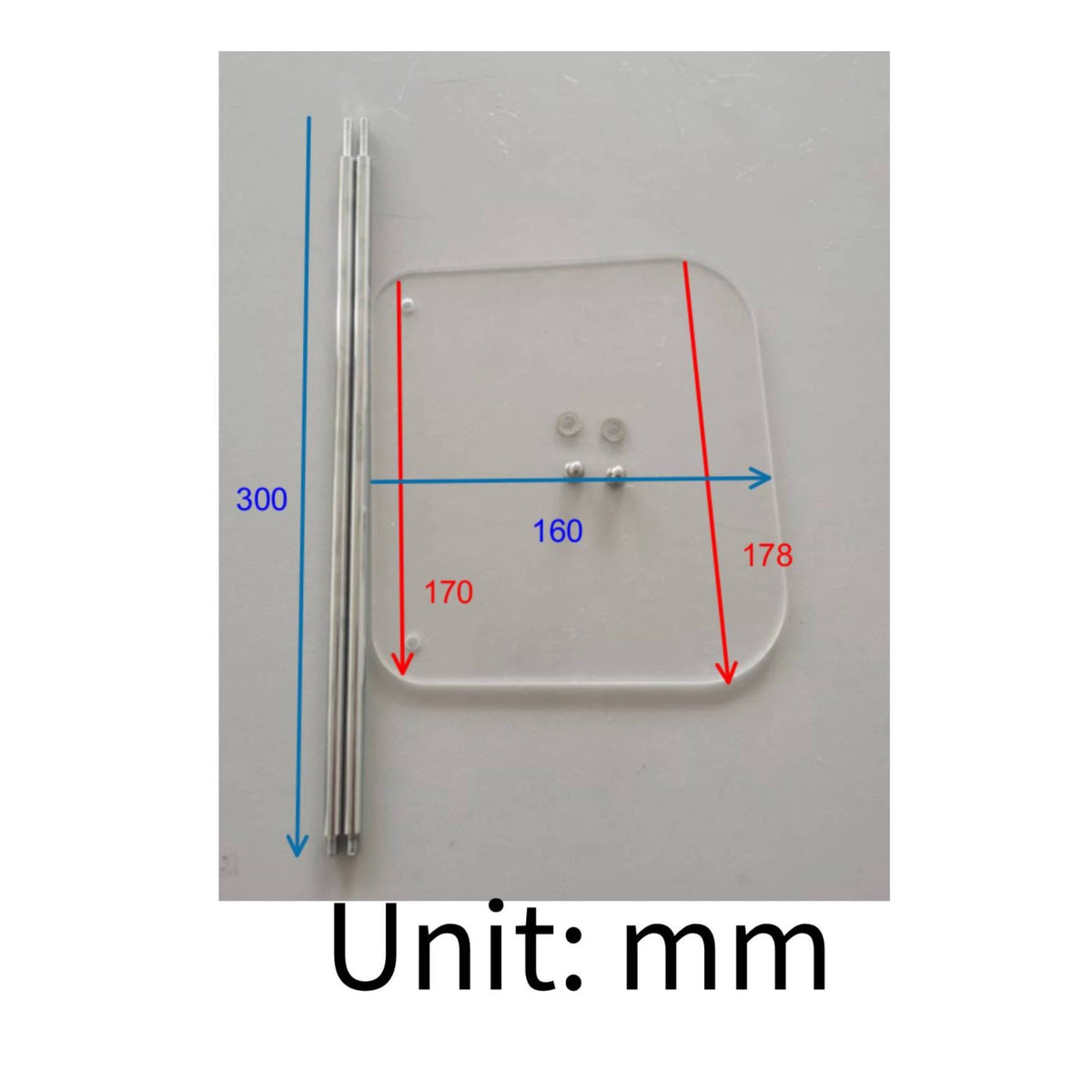 Transparent Baffle Support Dustproof Industrial Equipment Sturdy for Factory