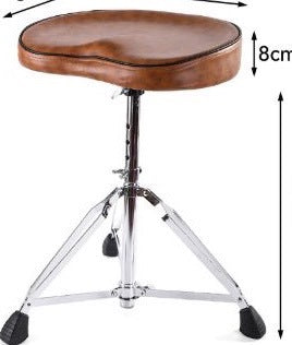 Saddle-Style Adjustable Folding Drum Throne
