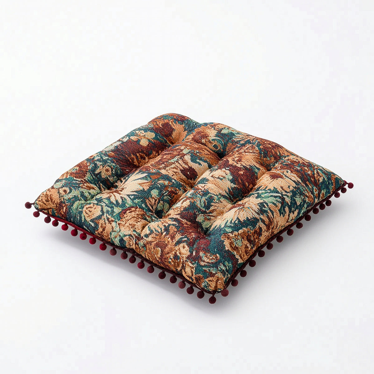 Tufted Seat Cushion Floral Tufted Seat Pad Padded